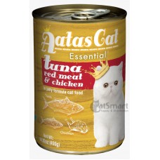 Aatas Cat Essential Tuna Red Meat & Chicken 400g